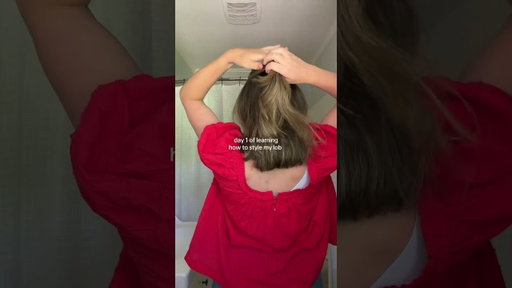 hey so ignore my literal bald spot 😂 should I make this a series??? 🤠 #lob #bob #shorthairstyles