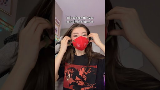YOU DONT NEED TO MASK LIKE I DO