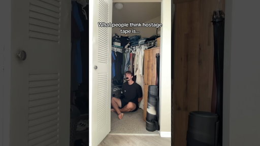 Mouth tape: perception vs. reality 😵🤐 #HostageTape