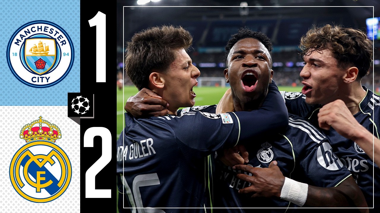 HIGHLIGHTS | Manchester City 1-2 Real Madrid | Champions League