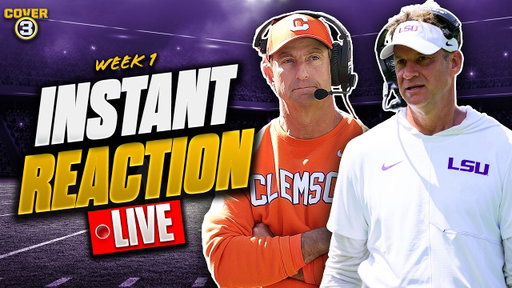 WEEK 1 INSTANT REACTION: MICHIGAN MIRACLE OR ROBBERY | LSU Destroys Clemson | Oregon Survives | MORE