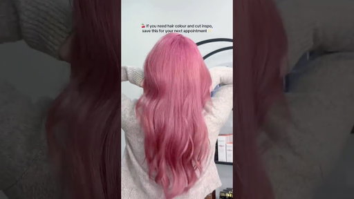 save this for your next hair appointment! Cherry pink 🍒🌸✨ #hairstyles #hairtransformation
