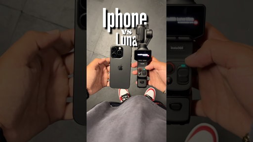 Insta360 Luna vs the iPhone #shorts