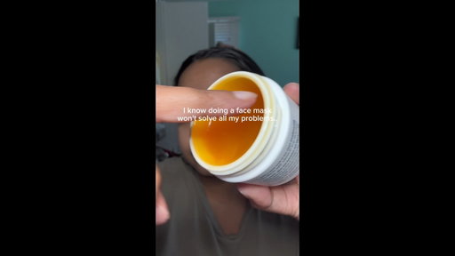Doing a face mask won’t solve all your problems…