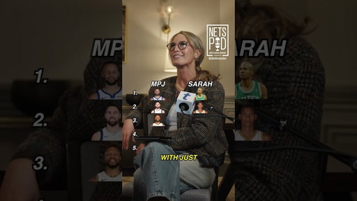 best shooters of all time? MPJ and Sarah share their top 5 👀 #michaelporterjr #basketball #nba