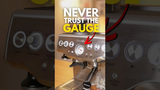 Forget about the pressure gauge if you want better espresso from your Breville