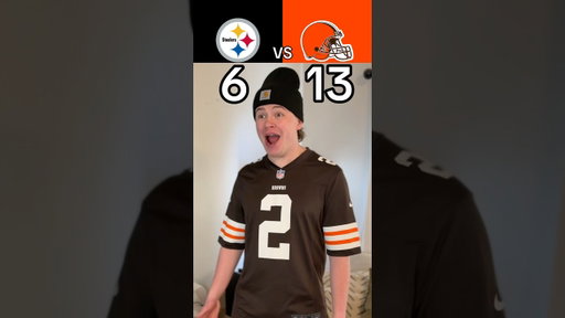 STEELERS VS BROWNS RECAP😳🤣🏈 #nfl #football #browns #steelers #skit #funny