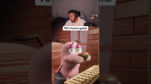 Courage the dog horror game #indiegames #gaming #horrorgames #scarygames