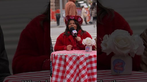 Blindfolded dates are more fun! 🫣💓 #streethearts #nyc