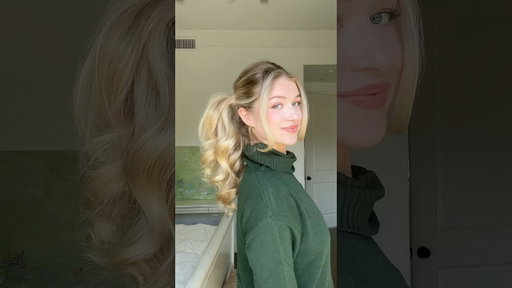ponytails with extra extra volume are the best 😌 #hair #hairstyle #hairtutorial