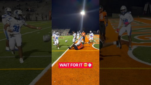 OH MY. WHAT A TUDDY 😳🔥 #football #miamifootball #footballshorts #footballskills #hitstick