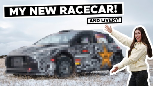 Lia Block's all-new rally car test AND reveal!