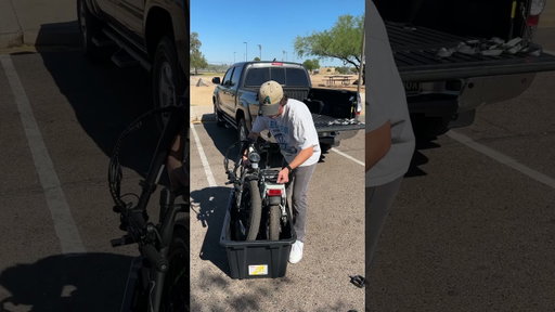 How to transport your Lectric eBike with a storage tote!