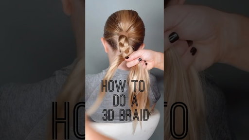 HOW TO DO A 3D BRAID | products used in the description below