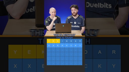 CS Wordle ft EliGE and NAF 🦅🧐 #cs2 #liquidcsgo #gaming #IEM