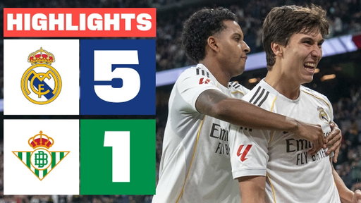 REAL MADRID 5 - 1 REAL BETIS | RESUMEN LALIGA EA SPORTS