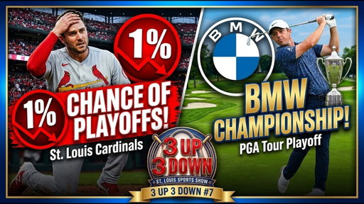 1% Chance of Cardinals Playoffs & BMW Championship | 3 Up 3 Down #7