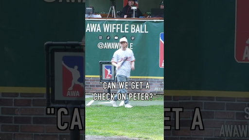 What Was That on His Hand?🤯 #dingersornothing #wiffleball #baseball #shorts