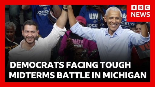 Democrats face tough midterms battle in Michigan as Trump labels candidate a “jihadist” | BBC News