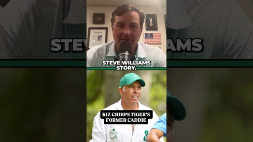 Kiz got Tiger’s former caddie to warm up to him by busting his balls mid-round at The Masters 💀