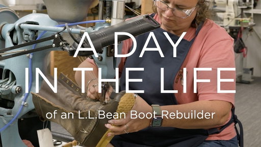 A DAY IN THE LIFE of an L.L.Bean Bean Boot Rebuilder