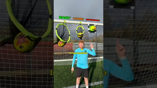 IMPOSSIBLE ⚽️ CHALLENGE‼️🤯 #football #soccer #trickshot #viral #footballskills