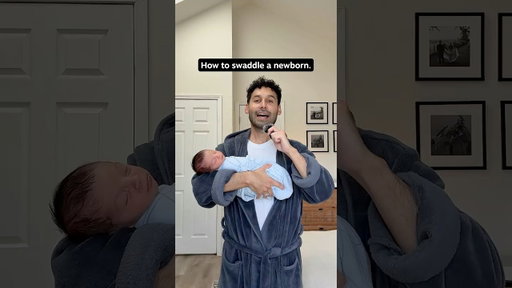 How to Swaddle a Newborn Baby 🥺🍼