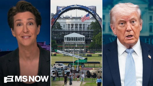 Maddow reacts to White House UFC stage as a monument to Trump corruption