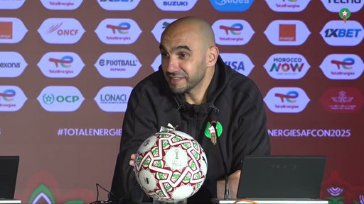 الندوة الصحافية للناخب الوطني وليد الركراكي بعد التأهل لنصف نهائي كأس إفريقيا