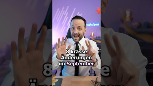 Das ändert sich im September 💥