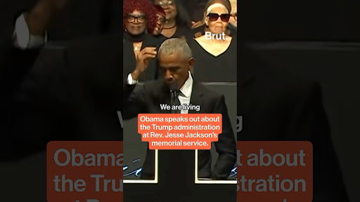 Obama speaks out against the Trump administration at Rev. Jesse Jackson's memorial service