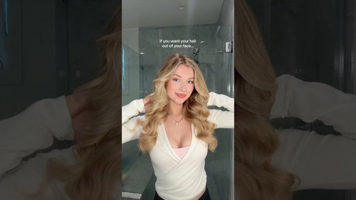 it literally takes me 2 mins and turns out perfectly every time 🤌🏼🤌🏼🤌🏼 #hairtok #hairstyle