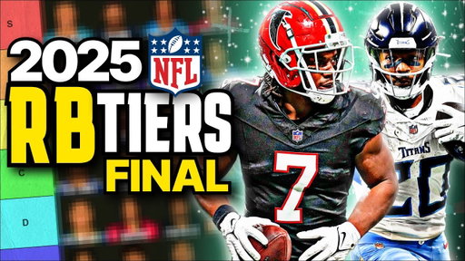 The Ultimate RB Rankings for 2025 Fantasy Football Drafts