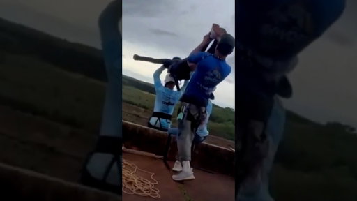 Brazil woman thrown from bridge without bungee cord attached