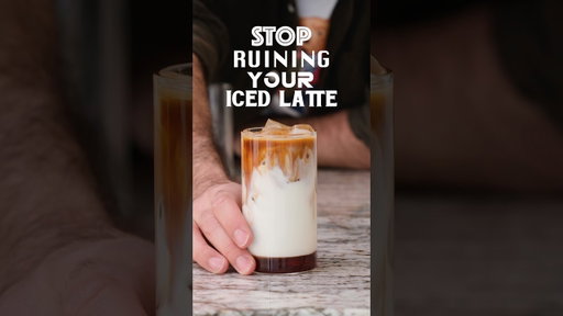 The Right Way to Make the Perfect Iced Latte at Home #icedlatte #coffee #icedcoffee #homebarista