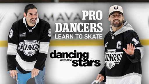Learning to Skate with Dancing With the Stars Pros 🤣 | Jan Ravnik & Alan Bersten