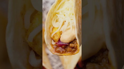 Cheeseburger Cali Taco