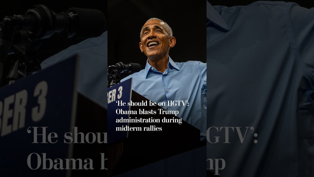 'He should be on HGTV': Obama blasts Trump administration during midterm rallies