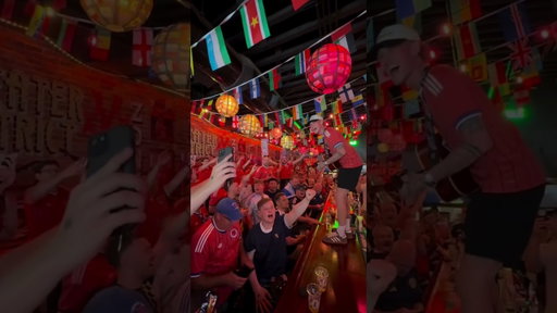 Scotland fans have taken over Boston for the World Cup!