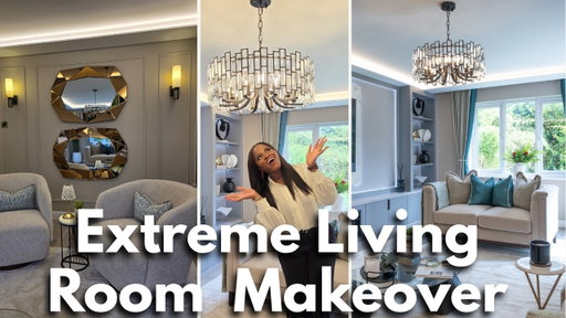 Modern Luxury Living Room Makeover | Interior Design Transformation