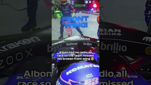 A Radio-Less Alex Albon in Las Vegas!