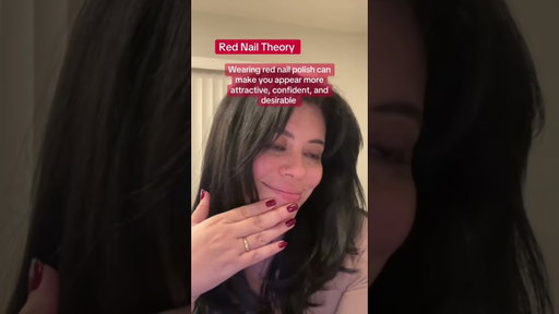 Red nail theory #thegirlwhoanalyzes #rednails #bodylanguage