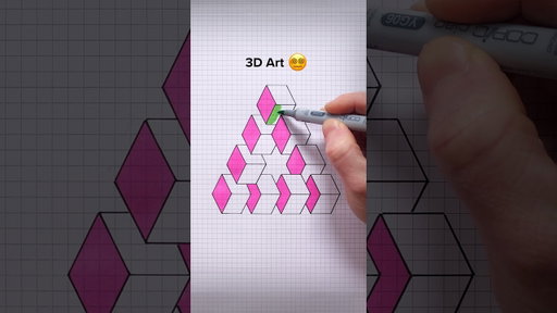 Draw 3D Boxes! #art #drawing #shorts #3d #howtodraw #easydraw
