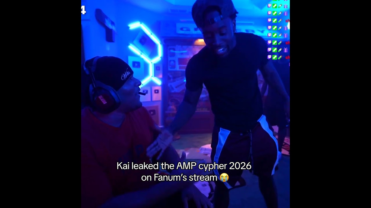 Kai Cenat Leaks AMP Cypher On Fanum’s Stream! 🔥