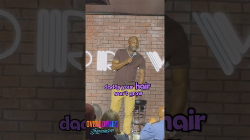 JJ explains his bald head to son