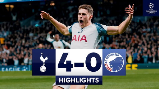 Micky van de Ven scores WONDER GOAL! | Spurs 4-0 Copenhagen | Champions League Highlights