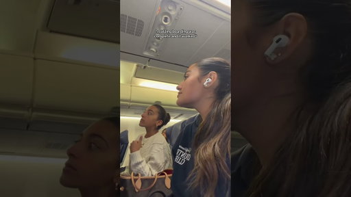 made sure it wasn’t a full flight before we did this 😂 #theaguilars #sister #joke