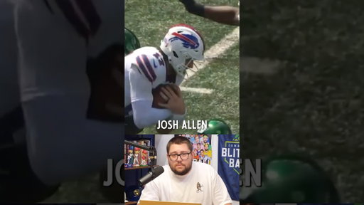 Josh Allen checked in two minutes after breaking his nose #nfl #football #sports #bills #joshallen