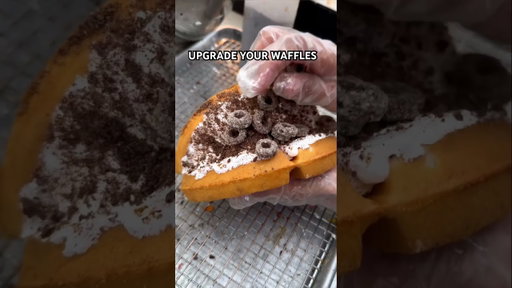Best way to upgrade your waffles! #shorts