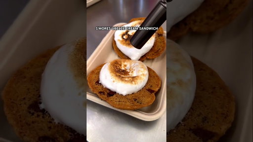 S'MORES UBE ICE CREAM SANDWICH #shorts
